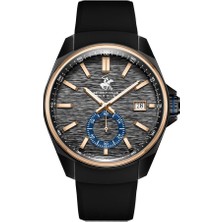 Beverly Hills Polo Club BP3837X.651 Seramik Safir Kaplamalı Paslanmaz Çelik 10 Atm Erkek Kol Saati