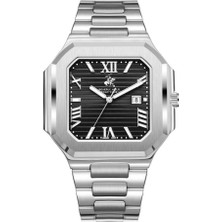 Beverly Hills Polo Club BP3845X.350 Seramik Safir Kaplamalı Paslanmaz Çelik 10 Atm Erkek Kol Saati