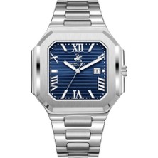 Beverly Hills Polo Club BP3845X.390 Seramik Safir Kaplamalı Paslanmaz Çelik 10 Atm Erkek Kol Saati