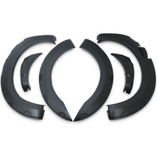 Ford Ranger Wıldtruck 2019 Set 7 Parça Çamurluk Kaplama 9203 Siyah Mat Asa Kum Desen Vidasız