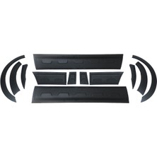 Ford Transıt 2002 Set 12 Parça Çamurluk Kaplama Siyah Mat Asa Kum Desen Kısa Şase