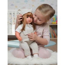 Şaşkın House Sevimli Konuşan Et Bebek 65 cm Sevimli Sesli Oyuncak Bebek Eğitici ve Uyku Arkadaşı