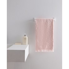 Madame Coco Pavot %100 Pamuk Yüz Havlusu - Pudra - 50X70 cm