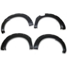 Ford Ranger Xlt 2016 Set 6 Parça Çamurluk Kaplama Siyah Mat Asa Kum Desen Vidalı