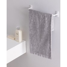 Madame Coco Pavot %100 Pamuk Yüz Havlusu - Gri - 50X70 cm