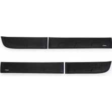 Toyota Hılux 2015 Set 4 Parça Kapı Kaplama 9203 Siyah Mat Asa Kum Desen Standart