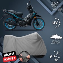 ULTRASHOP Yukı Solid 125 Su Geçirmez Motosiklet Brandası Dış Mekan Motosiklet Örtüsü