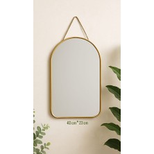TD Gold Çerçeve Dekoratif Ayna 40*23 cm