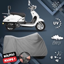 ULTRASHOP Yukı ZN-150T-E5 Legend Su Geçirmez Motosiklet Brandası Dış Mekan Motosiklet Örtüsü