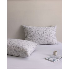 Madame Coco Octave %100 Pamuk Ranforce 2'li Yastık Kılıfı - Gri - 50X70 cm
