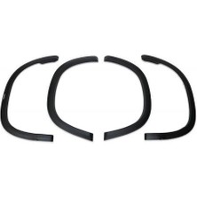 Mitsubishi Mıtsubıshı L200 2019 Set 4 Parça Çamurluk Kaplama Siyah Mat Asa Kum Desen Ince Model