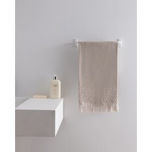 Madame Coco Amande %100 Pamuk Yüz Havlusu - Bej - 50X70 cm