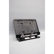 Ince El Yazı Fontlu Kişiye Özel Isimli Pleksi Motor Plakalığı