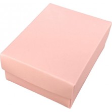 Özer Kutu Pembe Karton Kolye & Mini Set Kutusu 24 Lü Paket (Içi Süngerli)