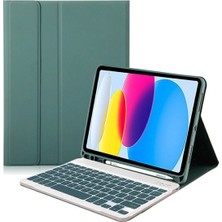 Alstrap Samsung Galaxy Tab A11 Plus/a9 Plus Uyumlu Kablosuz Kalemlikli Klavyeli Tablet Kılıfı