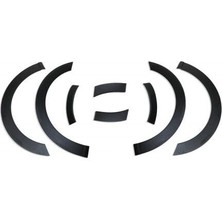 Fiat Fıat Scudo 2022 Set 8 Parça Çamurluk Kaplama Siyah Mat Asa Kum Desen Standart