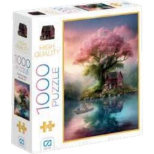 Daphne Mall Pembe Ağaç Puzzle 1000