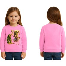 Sedirli Unisex Braınrot Baskılı Çocuk Swaetshirt 3 Iplik Şardonlu