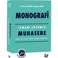 Monografi Tamamı Çözümlü Muhasebe (Yazılı) Sorular 2026