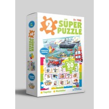 Daphne Mall 2 Süper Puzzle - Taşıtlar - Meslekler 2+ Yaş