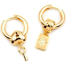 Royaleks Kilit Küpe - Altın