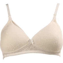 Sema Baby Dantelli Emzirme Sütyen Ekru 85 Beden