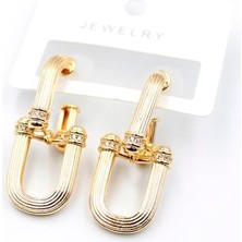 Royaleks Tf Zincir Küpe - Altın