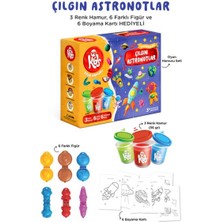 Daphne Mall Çılgın Astronotlar Oyun Hamuru Seti (15 Parça - 340 Gr)