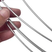 İstanbul Çarşısı Amigurumi / Trikotin (Tricotin) / Hobi / Takı / Taç / Çiçek Teli - 2 mm Kalınlık -  Aısı 304 Paslanmaz Çelik Tel