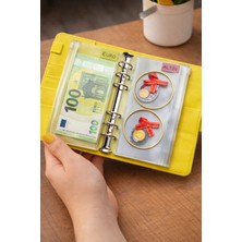 Mint Design Birikim Ajandası - Bütçe Planlayıcı Cüzdan - Sarı