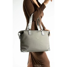 Just Polo Jp Polo Kadın Orijinal Büyük Boy El & Omuz Çantası Shopper Ebat : 33 x 40 cm