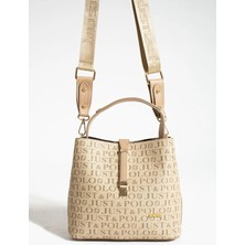 Just Polo Kadın Orijinal Just Polo 4 Bölmeli Lüks El & Omuz Çantası Shoulder Bag Ebat: 25X25 cm