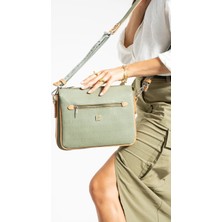 Just Polo Kadın Yeşil Taba Omuz Çantası Shopper