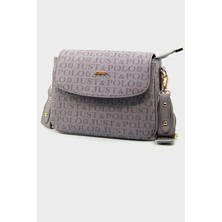 Just Polo Kadın Baskılı Ayarlanabilir Askılı Shopper Lüks El & Omuz Çantası Shoulder Bag