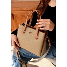 Just Polo Kadın Günlük Kullanıma Uygun Ayarlanabilir Askılı Lüks El ve Omuz Çantası Shoulder Bag Shopper