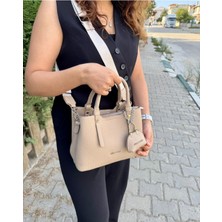 Just Polo Kadın Orijinal Just Polo Yeni Sezon 3 Bölmeli Yumuşak Deri Şık El ve Omuz Çantası Shopper