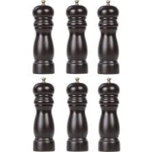 Biradlı Değirmen Ahşap Çelik Mekanizmalı 13.5 cm (6'lı)