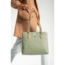 Just Polo Kadın Büyük Boy 2 Bölmeli El Çantası Large Tote Bag P344028MH