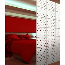 Wooddoom Lazer Kesim Sarkıt Paravan, Ahşap Seperatör, Panel Levha Seti Dekorasyon Ahşap Oda Bölücü Kalp