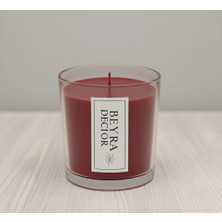 Beyra Decor El Yapımı Cam Bardak Dekoratif Mum – Minimal Tasarım