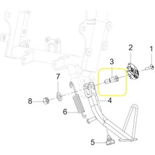 Qj SRK125R Yan Sehpa Civatası