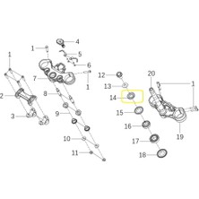 Barossa JEDI750 Furç Mesnedi Somunu