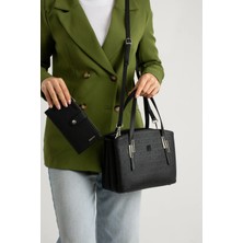 Just Polo Kadın Omuz Çantası ve Cüzdanı Kombin 440113MH