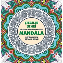 Daphne Mall Çizgiler Şehri - Mandala (Büyükler Için Boyama)
