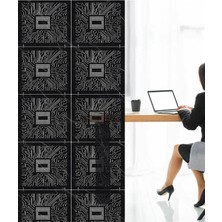 Wooddoom Lazer Kesim Sarkıt Paravan,ahşap Seperatör, Panel Levha Seti Dekorasyon Ahşap Oda Bölücü Çip Işlemci