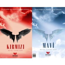 Daphne Mall Mavi Kırmızı (Çift Taraflı Kitap)