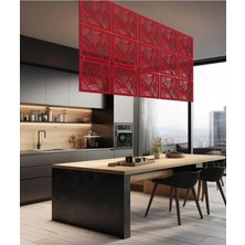 Wooddoom Lazer Kesim Sarkıt Paravan, Ahşap Seperatör, Panel Levha Seti Dekorasyon Ahşap Oda Bölücü Desenli