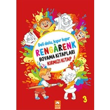 Daphne Mall Rengarenk Boyama Kitabı 3 - Kırmızı Kitap