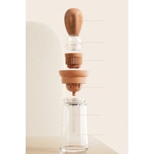 Pazarcan Silikon Hazneli Fırçalı Yağdanlık