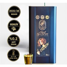 Elif Hanım Çiftliği 5 Litre / 0.2 asit - Soğuk Sıkım Naturel Sızma Zeytinyağı